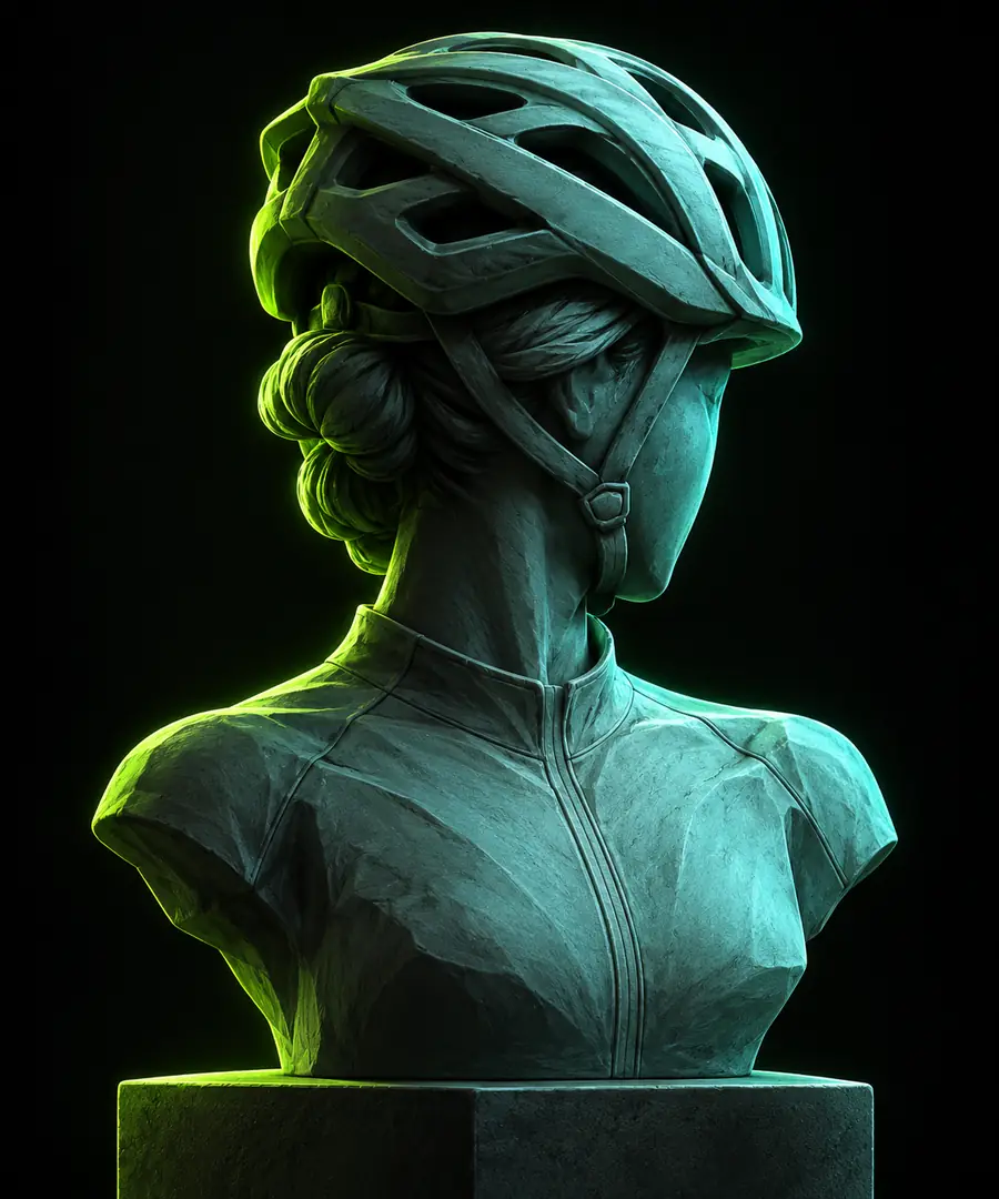 Imagen de referencia de un busto escultórico